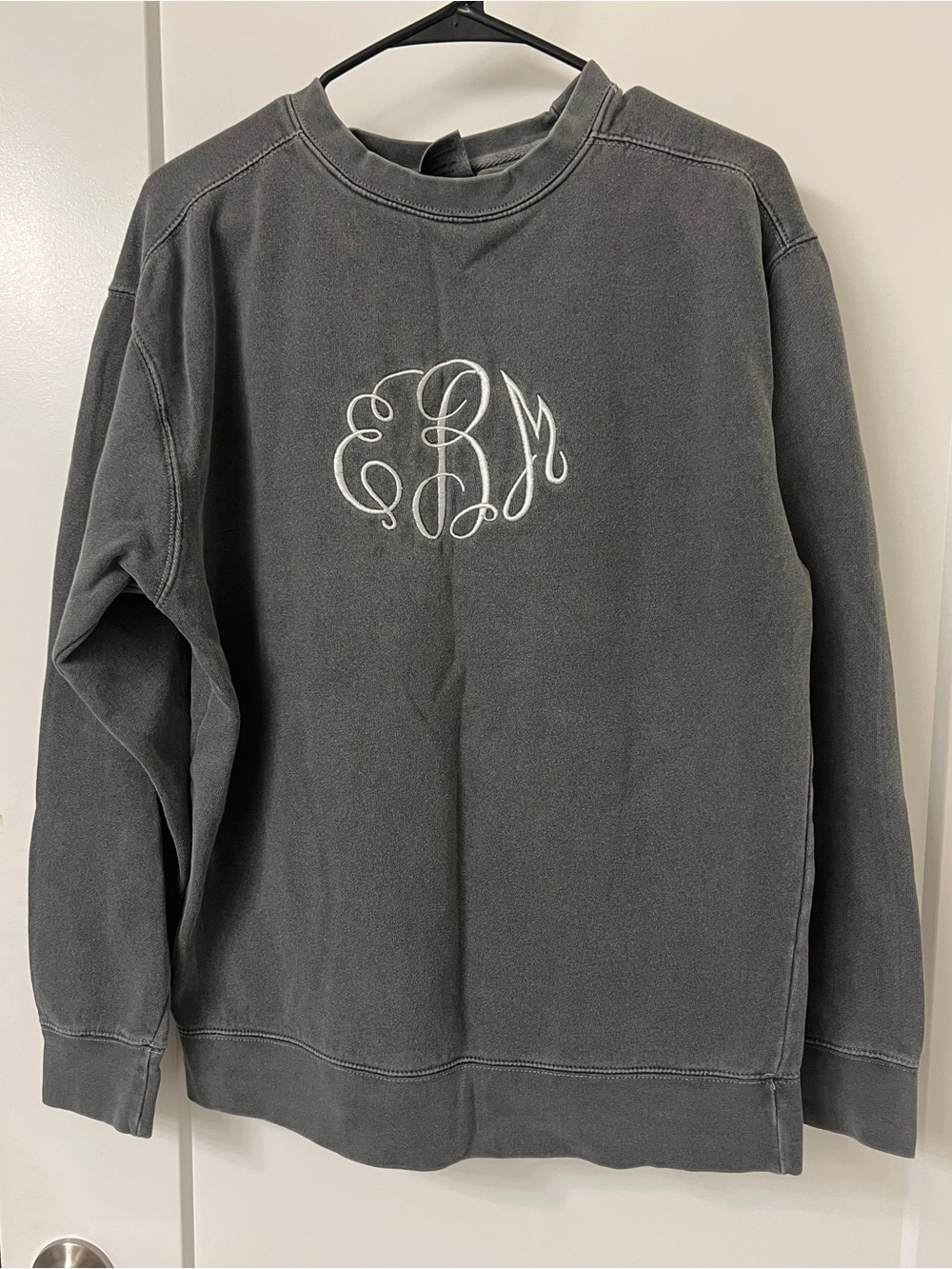 Comfort Colors EMB Monogram Sweatshirt
